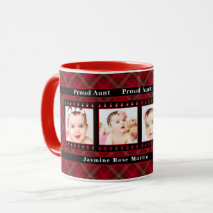 Proud New Moster Red Play med Black 4 Photo Mugg