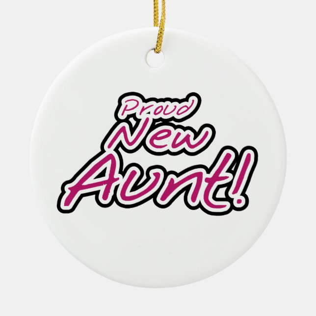 Proud New Moster Tshirts och presenter Julgransprydnad Keramik (Framsidan)