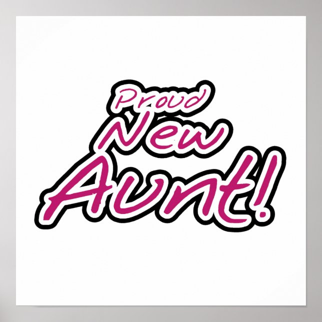 Proud New Moster Tshirts och presenter Poster (Framsidan)