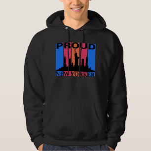 Proud New Yorker - New York Älskare Hoodie