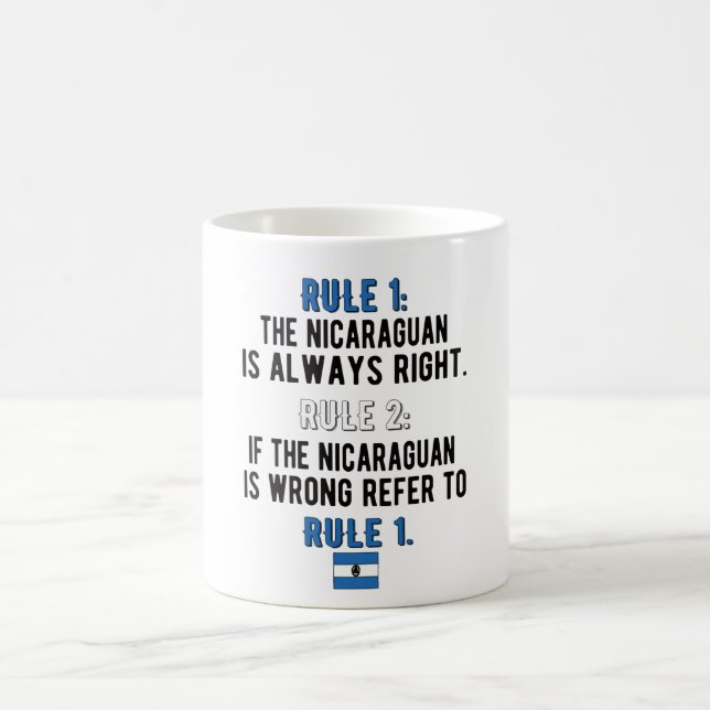 Proud Nicaraguan Roots Nicaragua Flagga Nicaraguan Kaffemugg (Center)