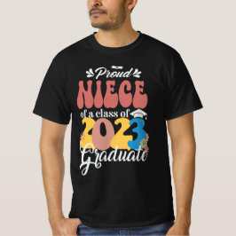 Proud NIECE av klass 2023 Student Retro 2023 T Shirt