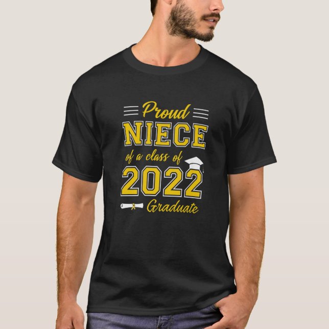 Proud Niece of a Class of 2022 Student Senior Gra T Shirt (Framsida)