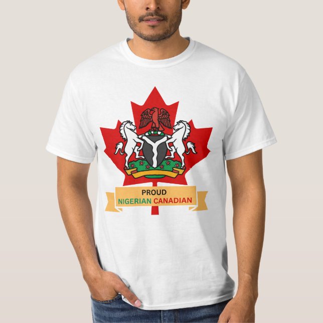 PROUD NIGERIAN CANADIAN T SHIRT (Framsida)