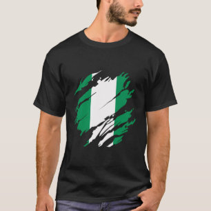 Proud Nigerian Flagga Nigeria T Shirt