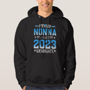 Proud Nonna av klass 2023 Student-högre klass 23 Hoodie