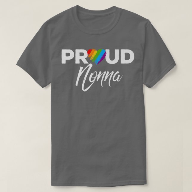 Proud Nonna Gay pride Month HBT TQ  T Shirt (Design framsida)