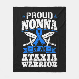 Proud Nonna Of An Ataxia Warrior Dystaxia Awarenes Fleecefilt
