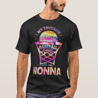 Proud Nonna of Basketball Player Tie Dye Lover Mot T Shirt