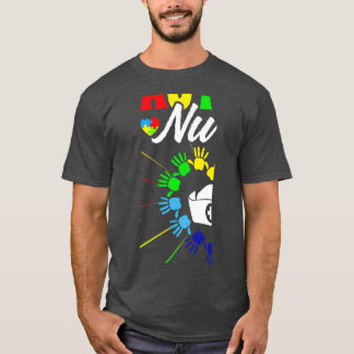 Proud Nurse Autism Awareness Manar Kvinnor accepte T Shirt