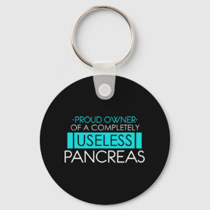 Proud Owner of a Useless Pancreas Pancreatitis Nyckelring
