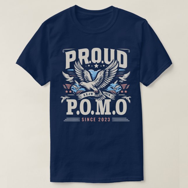 Proud P.O.M.O | Fysiskt utgående temporärt utgåend T Shirt (Design framsida)