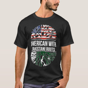 Proud Pakistani American Flagga Pakistan USA T Shirt
