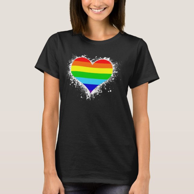 Proud Pansexual Transgender Queer LGBTQ+ Love Equa T Shirt (Framsida)