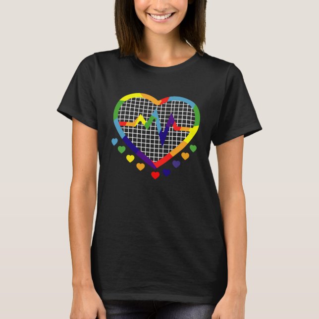 Proud Pansexual Transgender Queer LGBTQ+ Love Equa T Shirt (Framsida)