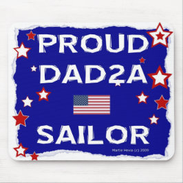 Proud PAPPA2A Sailor - Mousepad Musmatta