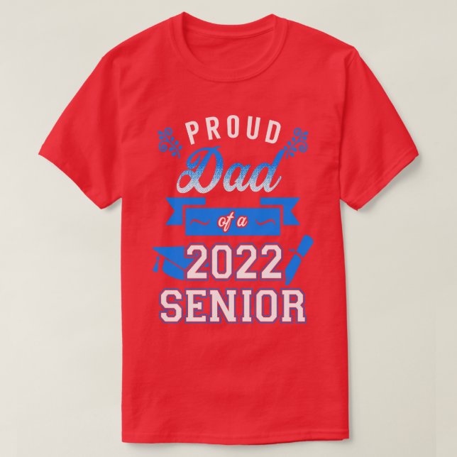 Proud Pappa av 2022 års ledande befattning 8 T Shirt (Design framsida)