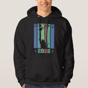 Proud Pappa av 2022 års Studenten Senio, hög famil Hoodie