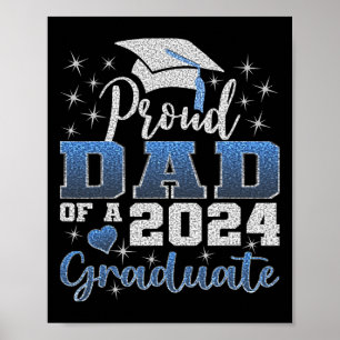 Proud Pappa av 2024 års familjeskola i Student Fan Poster