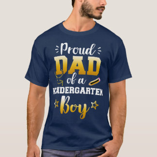 Proud pappa av en dagis-pojke 1:a dagen tillbaka t shirt