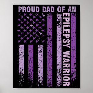 Proud Pappa av en epilepsianfallare för epilepsi Poster