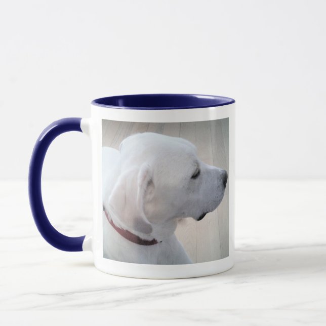 Proud Pappa Blue (Hund) Mugg (Vänster)