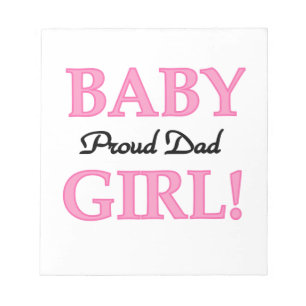 Proud Pappa Flicka-gåvor Anteckningsblock
