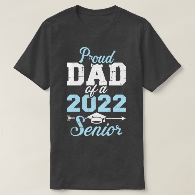 Proud pappa för 2022 års högsta klass i studenten t shirt (Design framsida)