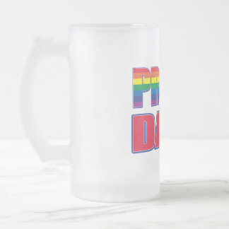 Proud Pappa - Gay pride Frostat Ölglas