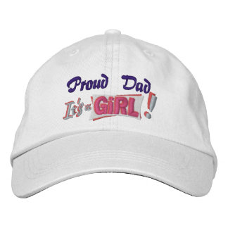 Proud Pappa - Girl Broderad Keps