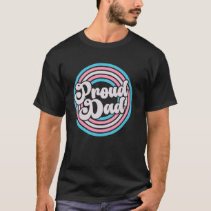 Proud Pappa Groovy HGBTQ Transgender Pride Trans F T Shirt