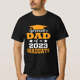 Proud PAPPA i 2023 års moderna typo Student T Shirt