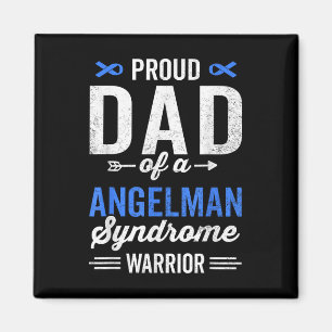 Proud Pappa i en Angelman Syndrome Warrior Survivo Magnet
