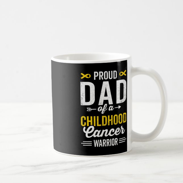 Proud Pappa i en barncancerkrigare Survivor A. Kaffemugg (Höger)