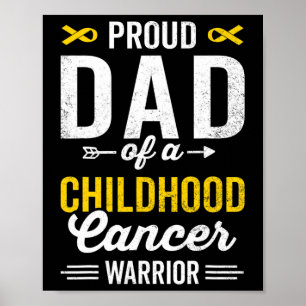 Proud Pappa i en barncancerkrigare Survivor A. Poster
