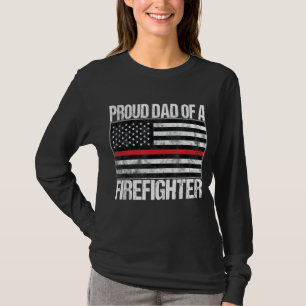 Proud Pappa i en brandman - Fireman Parent T Shirt