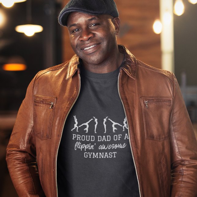 Proud Pappa i en Vänppin Fantastisk Gymnast T Shirt (Skapare uppladdad)