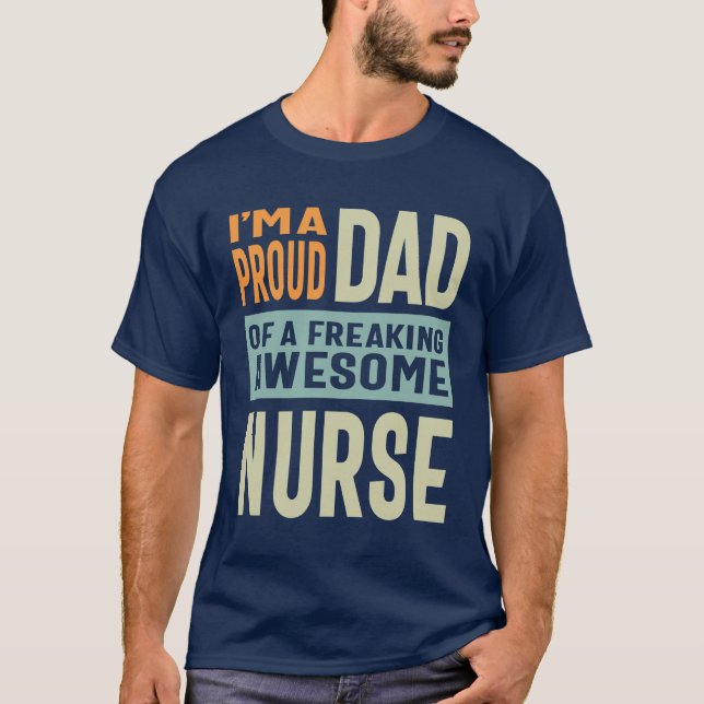 Proud Pappa i Fantastisk T Shirt (Framsida)