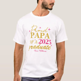 Proud pappa i student t shirt