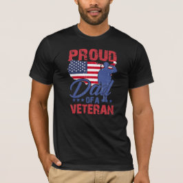 Proud Pappa i Veteran T Shirt