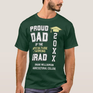 Proud Pappa of Agriculture Grad 20XX Studenten T Shirt