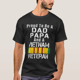Proud Pappa Pappa Vietnam Vietnam Vintage Militär T Shirt