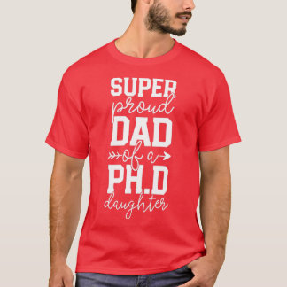 Proud Pappa PhD Studenten-familjen Toppen Fantasti T Shirt