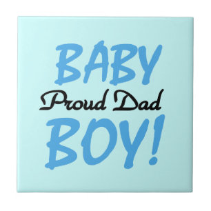 Proud Pappa Pojke-gåvor Kakelplatta