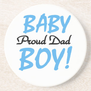 Proud Pappa Pojke-gåvor Underlägg Sandsten