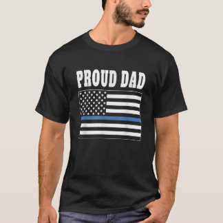 Proud Pappa, polisman, Tillsatta lagar T Shir T Shirt