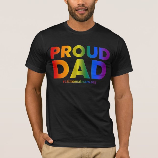 Proud Pappa T-Shirt (Framsida)
