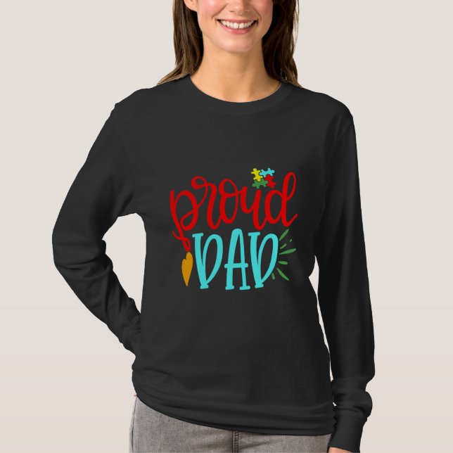 Proud Pappa T Shirt (Framsida)