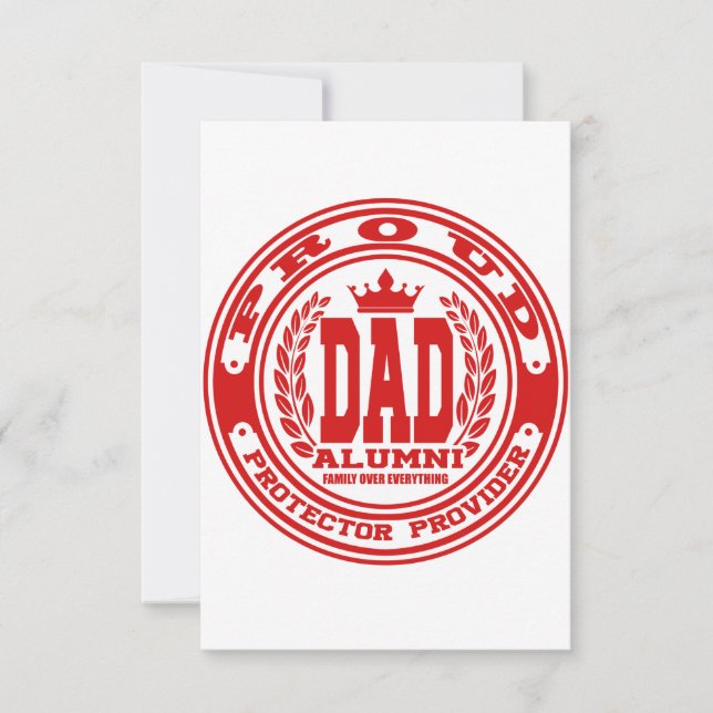 Proud Pappa Tack Kort (Framsida)