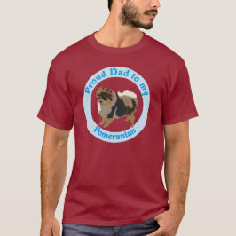 Proud Pappa till min pommern Tee Shirt